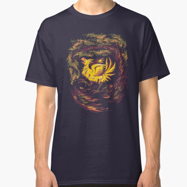 Chocobo with Blossoms Classic T-Shirt