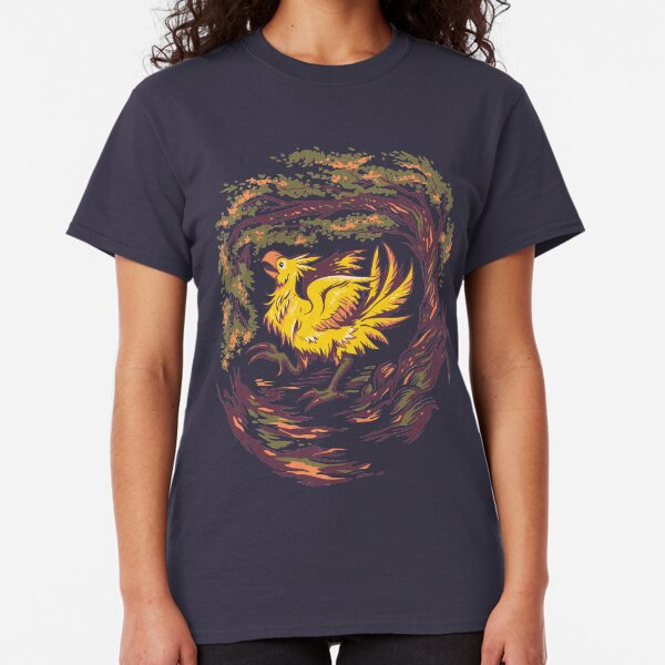 Chocobo with Blossoms Classic T-Shirt