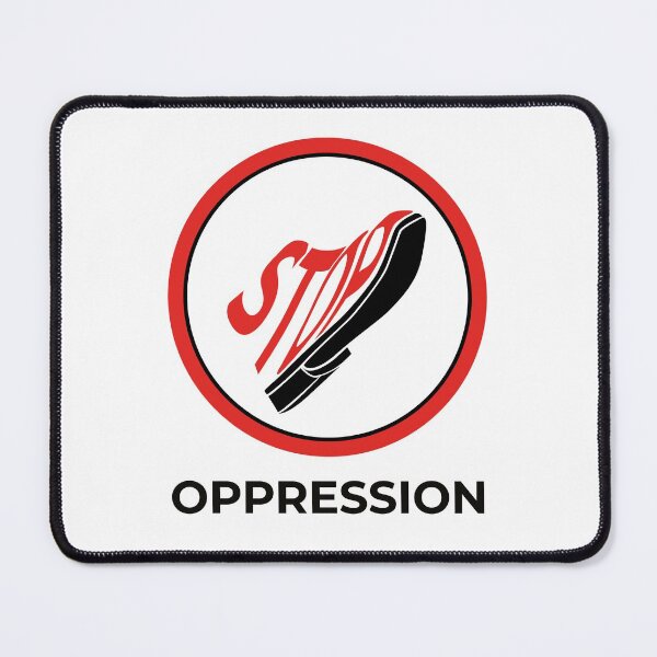 Item preview, Stop oppression. Warning sign. Social problems of humanity. designed and sold by Irinakurta.