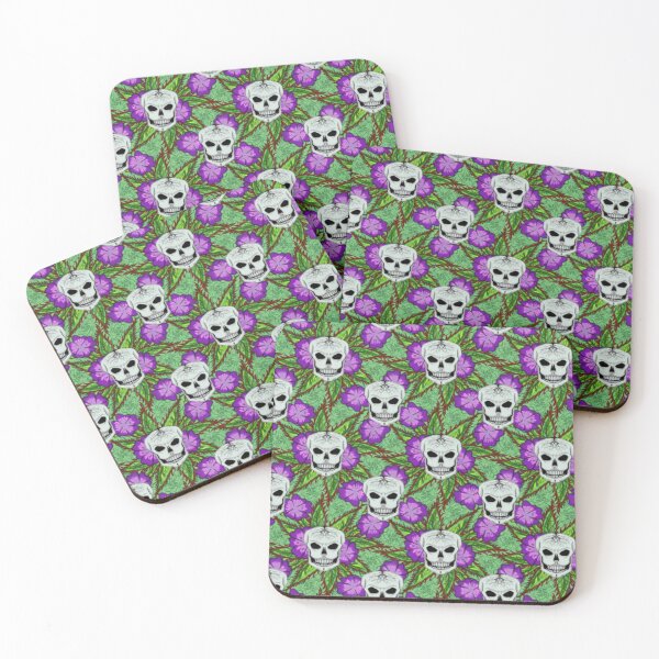 Item preview, Floral Skulls designed and sold by Aaren Stalker.