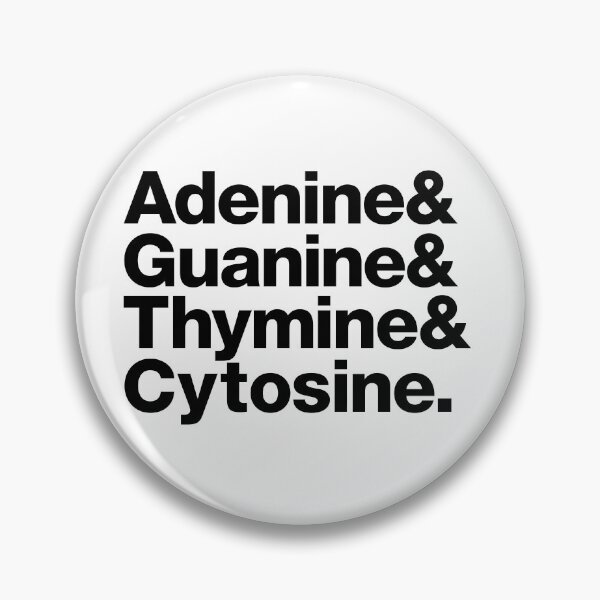 Item preview, Adenine & Guanine & Thymin & Cytosine (black) designed and sold by dudethecreator.
