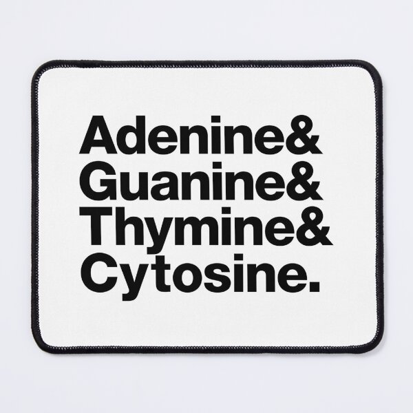 Item preview, Adenine & Guanine & Thymin & Cytosine (black) designed and sold by dudethecreator.