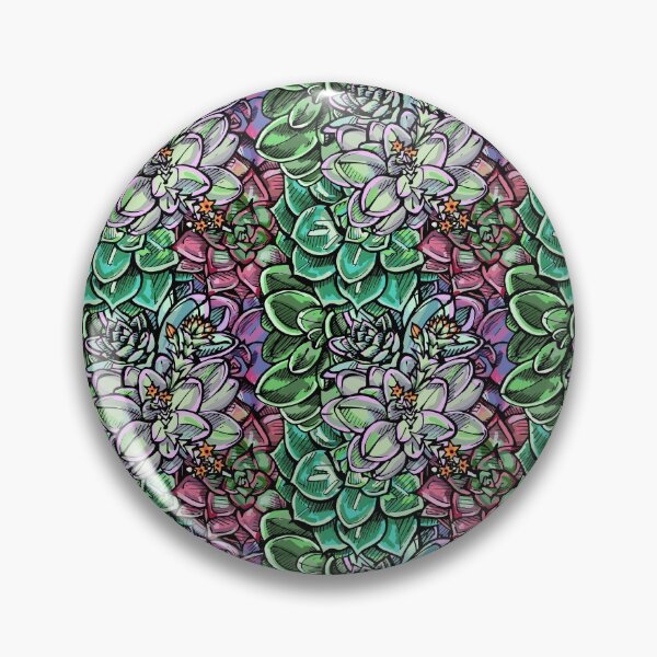 Item preview, succulents multicolor trendy bright colors pattern designed and sold by cutecrazytshirt.