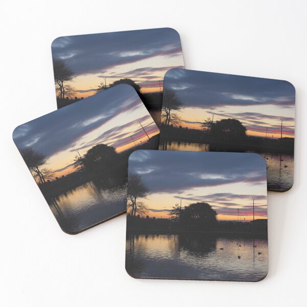 Item preview, Sunset over the Oyster Pond at Littlehampton designed and sold by Josie Gilbert.