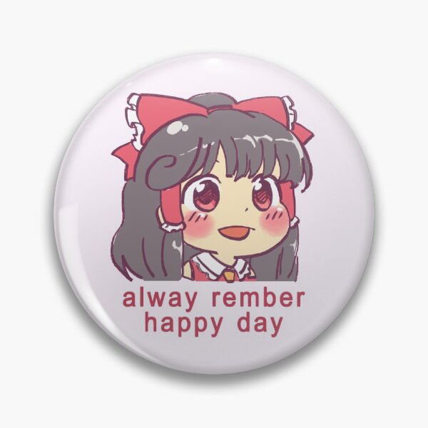 Artikelvorschau, Ich zeichne, bitte erinnere dich an das Happy Day-Meme, aber es ist Reimu / Touhou entworfen und verkauft von RansRoom.