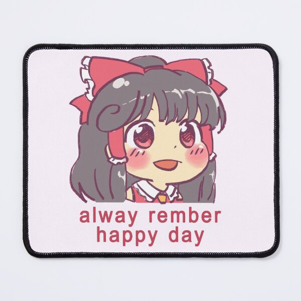 Artikelvorschau, Ich zeichne, bitte erinnere dich an das Happy Day-Meme, aber es ist Reimu / Touhou entworfen und verkauft von RansRoom.