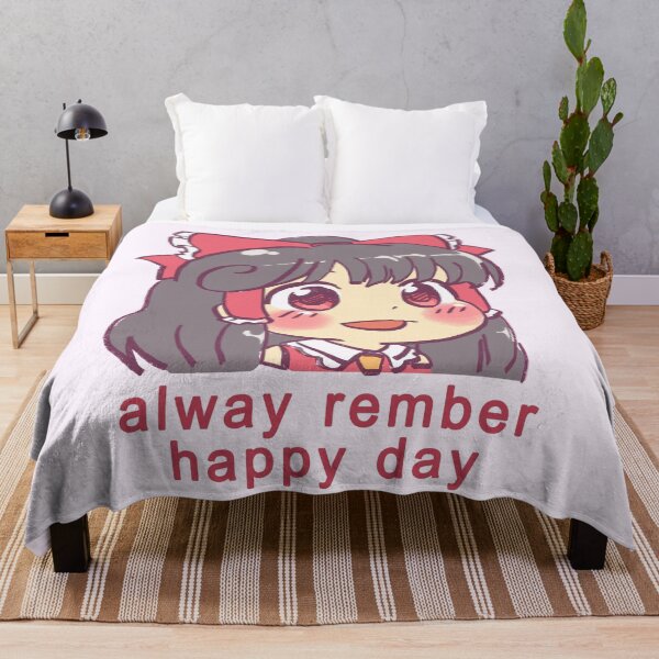 Item preview, I draw pls rember happy day meme but it's reimu / touhou designed and sold by RansRoom.