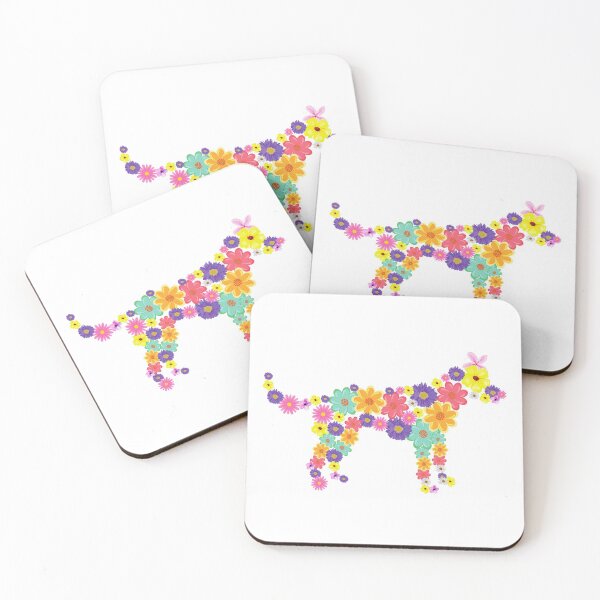 Item preview, Cute Dog Silhouette With Flowers designed and sold by Teez Designer.