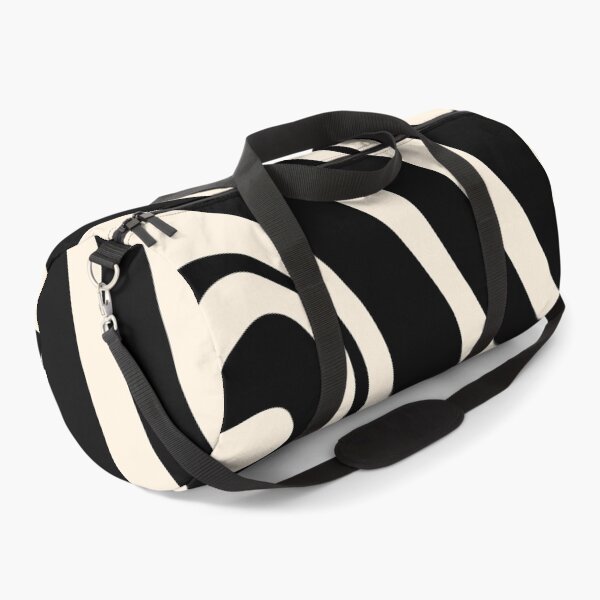 Item preview, New Groove Retro Swirl Abstract in Black and Almond Cream designed and sold by kierkegaard.