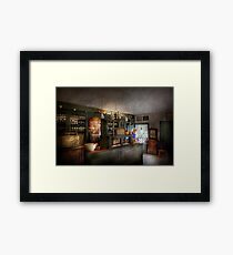 Pharmacy - Morning Preperations Framed Print