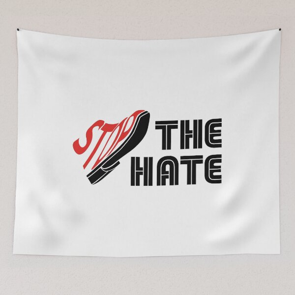 Item preview, Stop the hate. Warning sign.  designed and sold by Irinakurta.