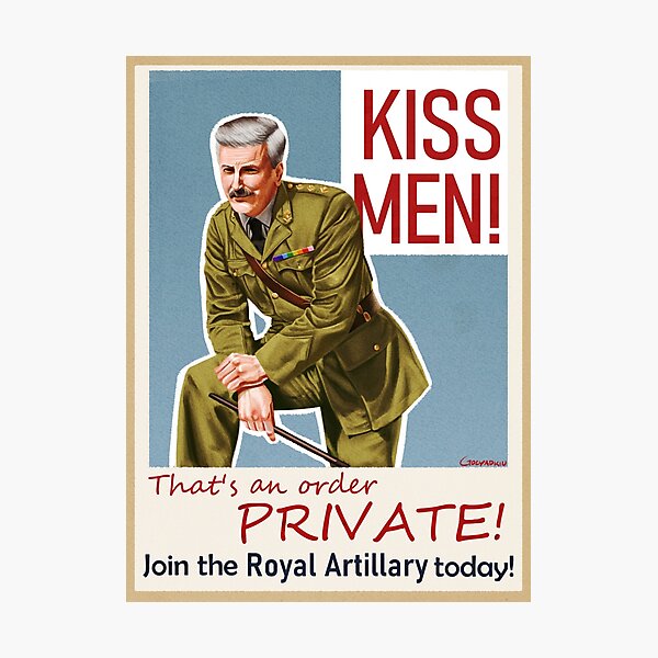 Item preview, Kiss Men! That's an Order Private! designed and sold by golyadkin.
