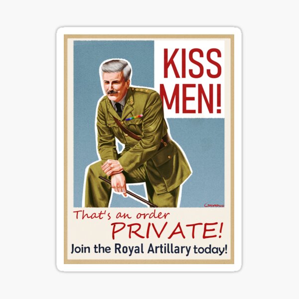 Vista previa del artículo con la obra «Kiss Men! ¡Esa es una orden privada!», diseñado y vendido por golyadkin.