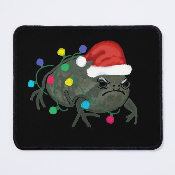 Item preview, Black Desert Rain Frog Santa Hat Christmas Tree Lights designed and sold by okpinsPets.