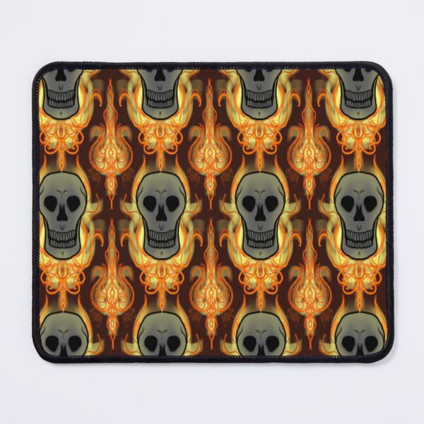 Item preview, skulls on fire designed and sold by Aaren Stalker.