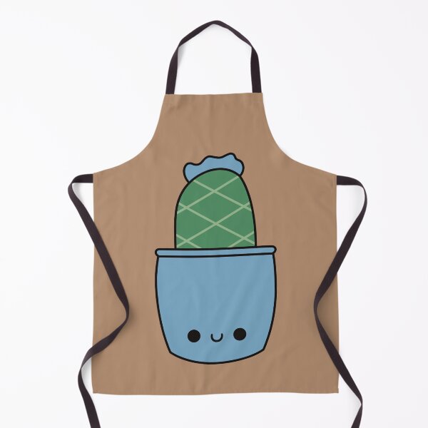 Item preview, Cute Kawaii Cactus In Light Blue Pot designed and sold by KawaiiByDice.