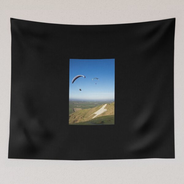 Item preview, Paragliders at the Westbury White Horse, Wiltshire, UK designed and sold by Andy Harker.