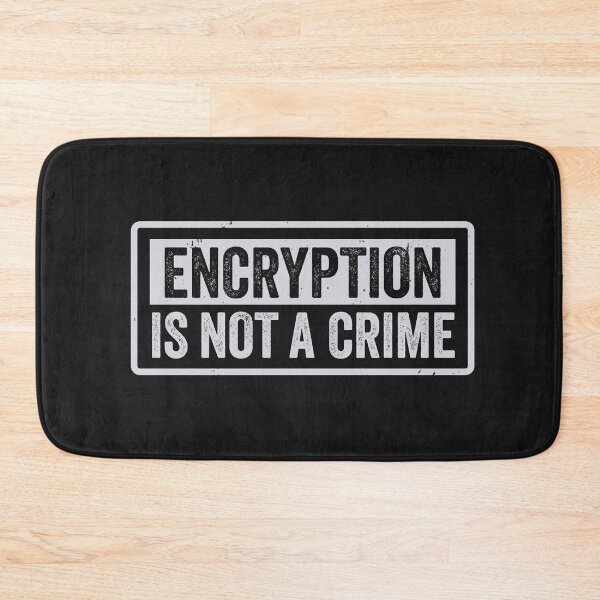 Item preview, Encryption is not a crime.  designed and sold by GeeksUnique.