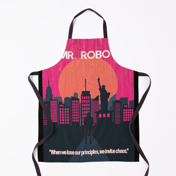 Item preview,  Mr Robot New York Silhouette Tv Show quote Hacker, Techno Poster designed and sold by Enea Kelo.