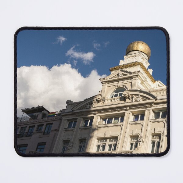 Item preview, Half and Half - Sophisticated Madrid Facades in Sun and Shade designed and sold by Georgia Mizuleva.