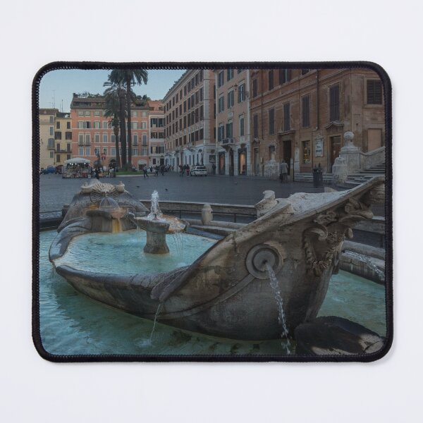 Item preview, Early morning Turquoise - Fontana della Barcaccia at the Spanish Steps in Rome designed and sold by Georgia Mizuleva.