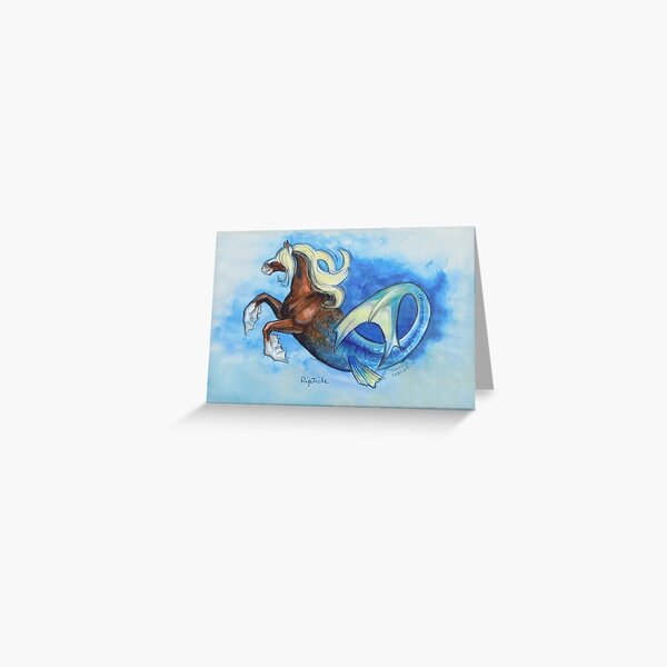 Seaponies of Chincoteague: Riptide Greeting Card