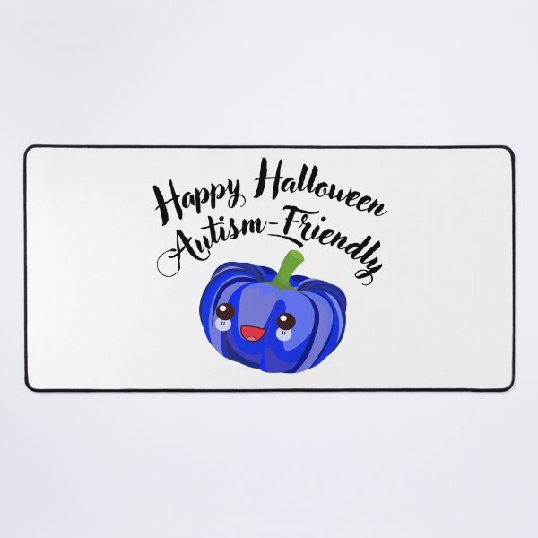 Item preview, Happy halloween, autism-friendly blu pumpkin designed and sold by Smileycreation.