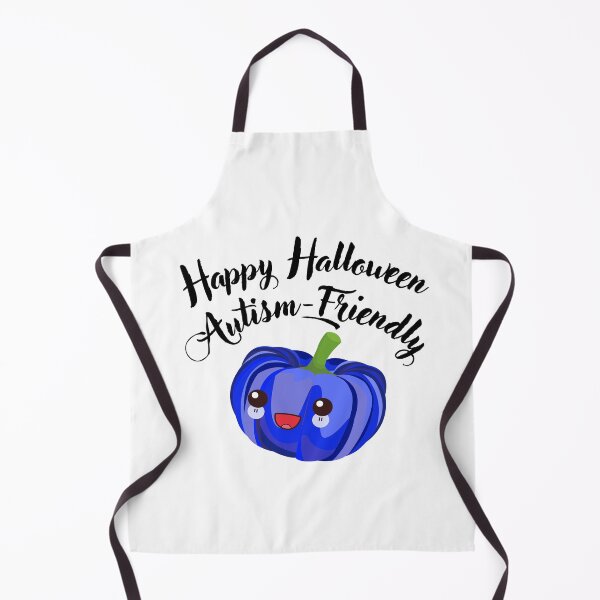 Item preview, Happy halloween, autism-friendly blu pumpkin designed and sold by Smileycreation.