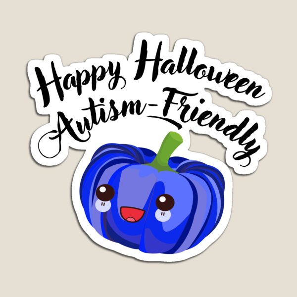 Aperçu de l'œuvre Joyeuse halloween, autiste créée et vendue par Smileycreation.