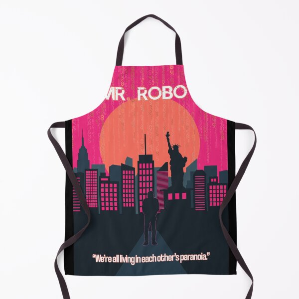 Item preview, Mr Robot New York Silhouette Tv Show quote Hacker, Techno Poster designed and sold by Enea Kelo.