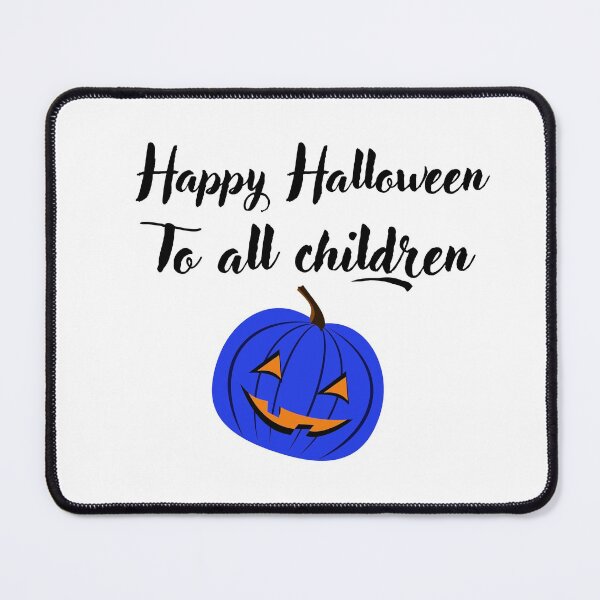 Item preview, Happy halloween to all children, autism-friendly blue pumpkin designed and sold by Smileycreation.