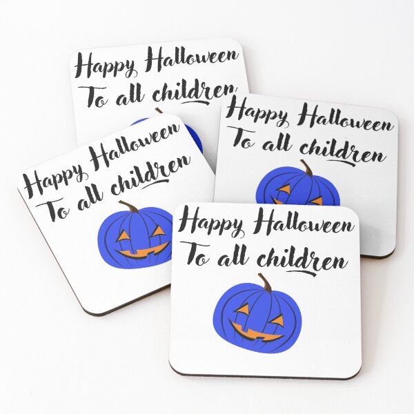 Item preview, Happy halloween to all children, autism-friendly blue pumpkin designed and sold by Smileycreation.
