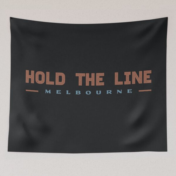 Item preview, Hold The Line Melbourne Australia Retro #holdtheline designed and sold by lozchai.