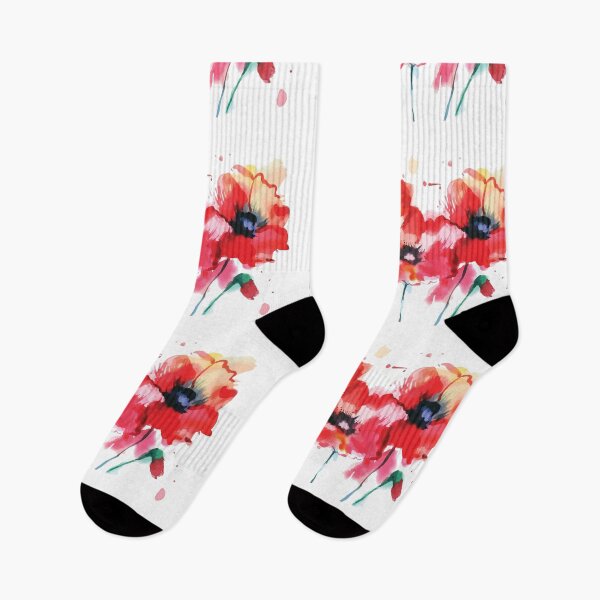 Artikelvorschau, Mohnblumen, so schön und rot mit Wasserfarben bemalt. entworfen und verkauft von Jaguar68.