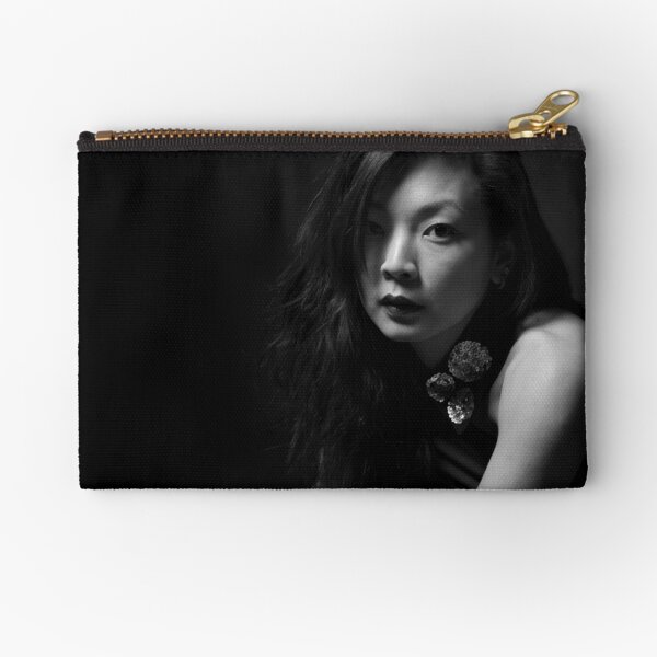 woman in black Zipper Pouch