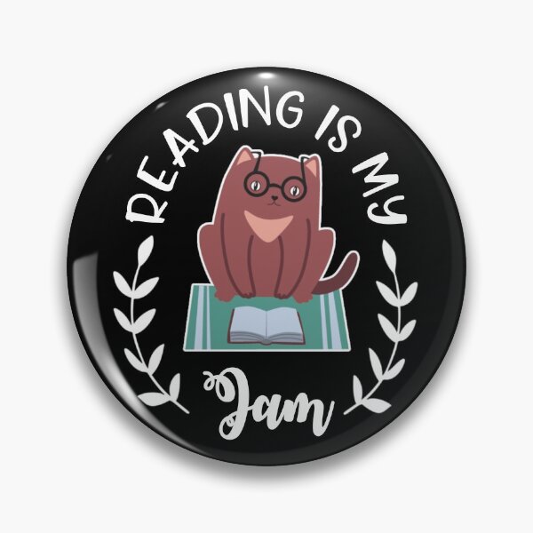 Item preview, Reading Is My Jam White Text Premium designed and sold by Design-Maniya.