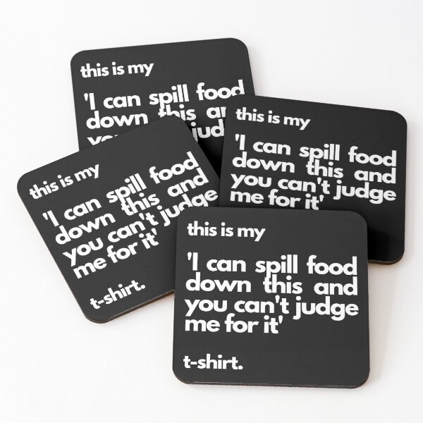 Item preview, Funny Messy Eater 'I Can Spill Food Down This' T-shirt designed and sold by chloeinca.