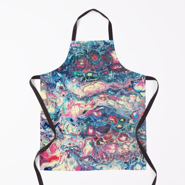 Item preview, Blue Stained Glass Abstract designed and sold by ArtandSoulFluidArt.