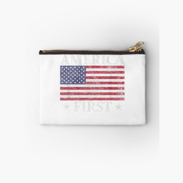 Item preview, AMERICA FIRST USA AMERICAN FLAG PATRIOTTARS ANDTRIPES designed and sold by LochyshiArah.