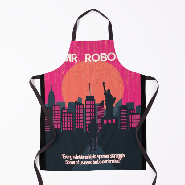 Item preview, Mr Robot New York Silhouette Tv Show quote Hacker, Techno Poster designed and sold by Enea Kelo.