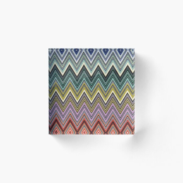 missoni home zigzag Acrylic Block