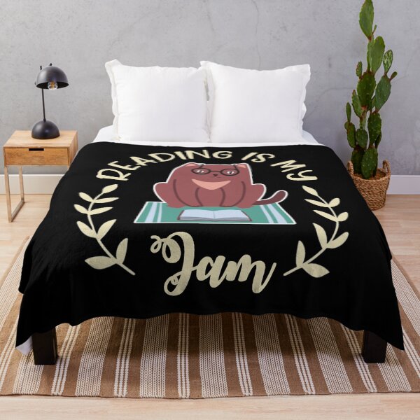 Item preview, Reading Is My Jam Chalky Text Premium designed and sold by Design-Maniya.