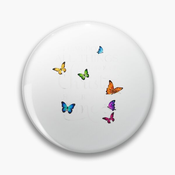 Item preview, I Can Do All Things Through Christ Butterfly Art Religious designed and sold by LochyshiArah.