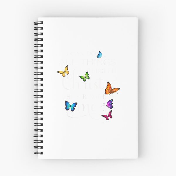 Item preview, I Can Do All Things Through Christ Butterfly Art Religious designed and sold by LochyshiArah.