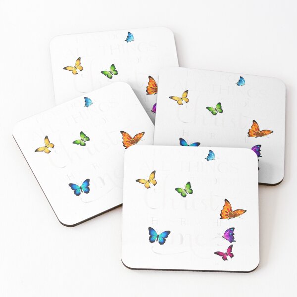 Item preview, I Can Do All Things Through Christ Butterfly Art Religious designed and sold by LochyshiArah.