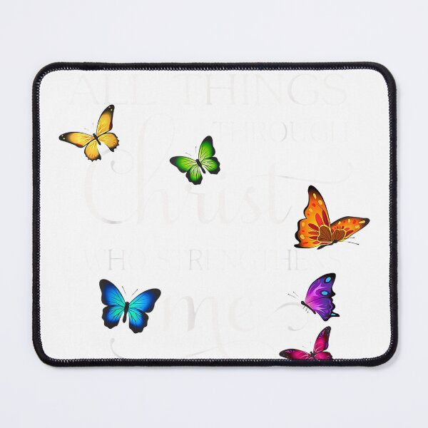 Item preview, I Can Do All Things Through Christ Butterfly Art Religious designed and sold by LochyshiArah.
