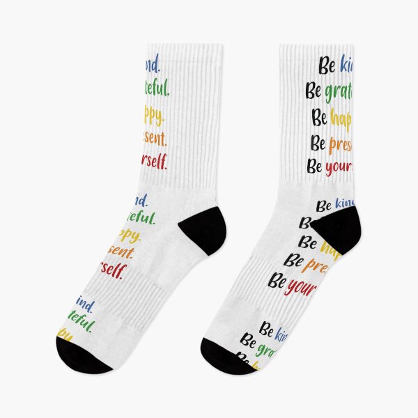Item preview, Be Kind, Be Grateful, Be Happy, Be Present, Be Yourself (Colors) designed and sold by FilipeFerreira.