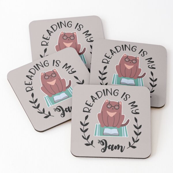 Item preview, Reading Is My Jam Black Text Premium designed and sold by Design-Maniya.