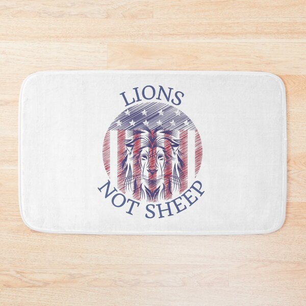 Item preview, Lions not sheep, American flag design designed and sold by Auntieck.