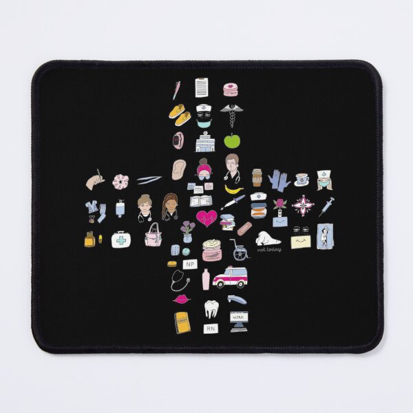 Item preview, Nurse Icons Medical Cross designed and sold by okpinsPets.